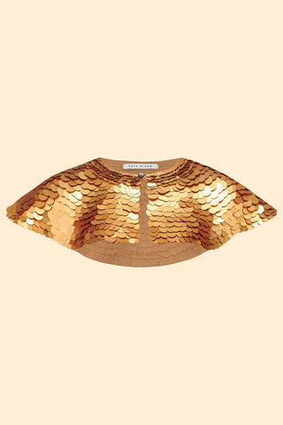 INTI SEQUIN CAPE - GOLD