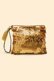 ISLA SEQUIN PURSE - GOLD