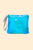 ISLA SEQUIN PURSE - SKY